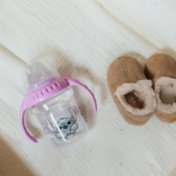 Tasse a poignées - THERMOBABY - 250 ml - Bec silicone - Lilo & Stitch