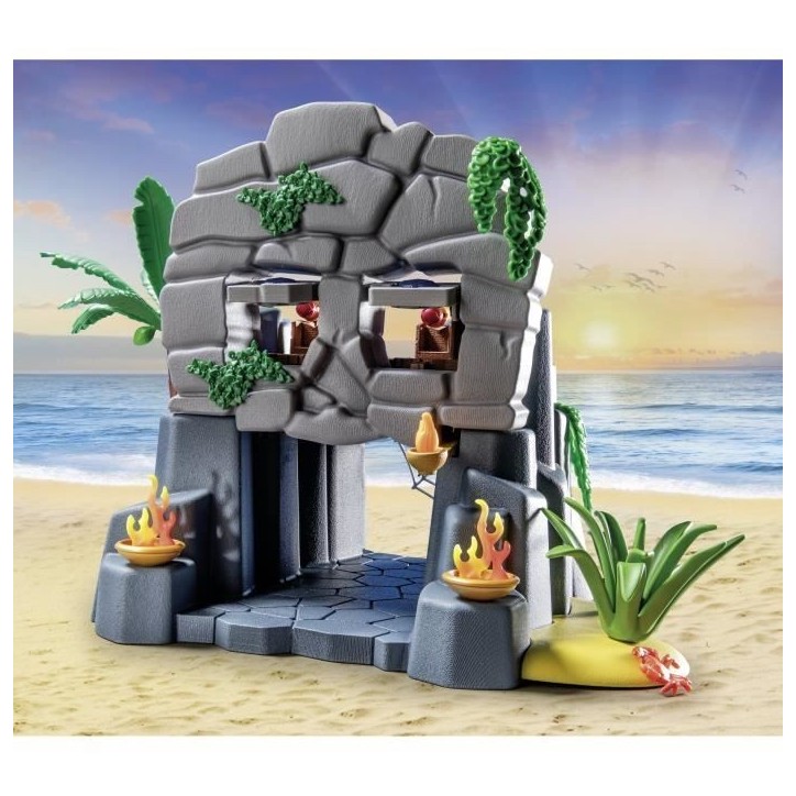 PLAYMOBIL 71531 Ile au trésor pirate et monstre marin - Les pirates