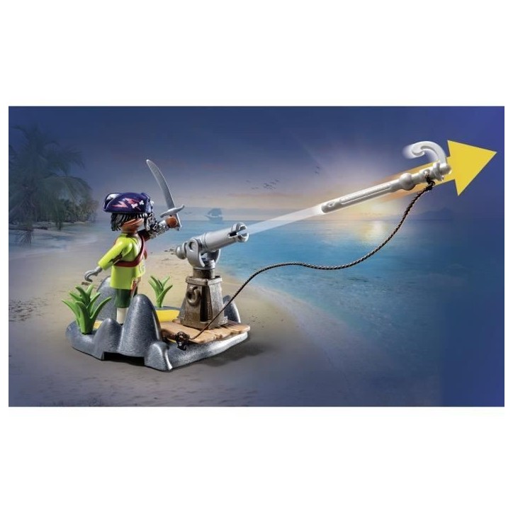 PLAYMOBIL 71532 Pirate et crabe géant, Les Pirates, 26 pieces, Des 4 ans