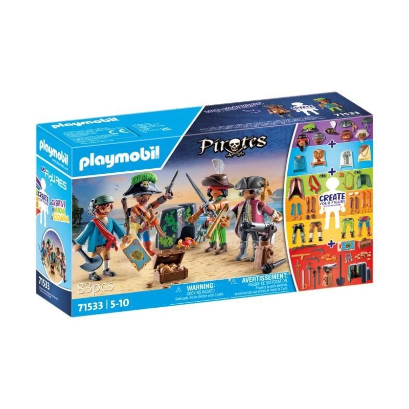 PLAYMOBIL 71533 My Figures : Pirates PLAYMOBIL 71533 My Figures : Pirates