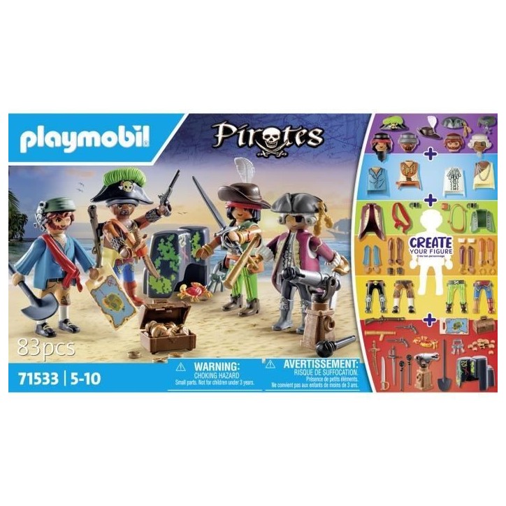 PLAYMOBIL 71533 My Figures : Pirates
