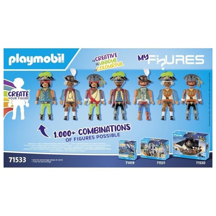 PLAYMOBIL 71533 My Figures : Pirates