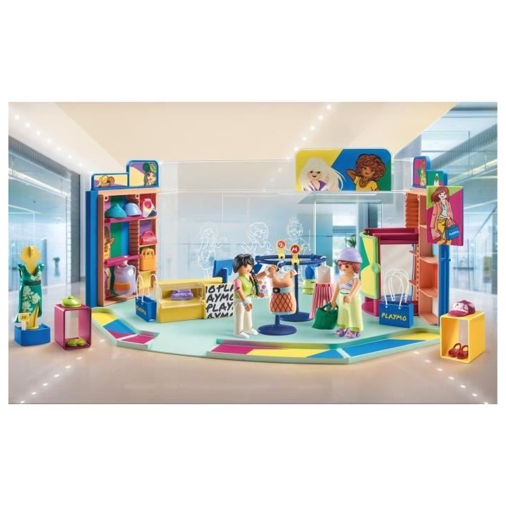 PLAYMOBIL 71534 Boutique de vetements, My Life Le shopping, 76 pieces, Des 4 ans
