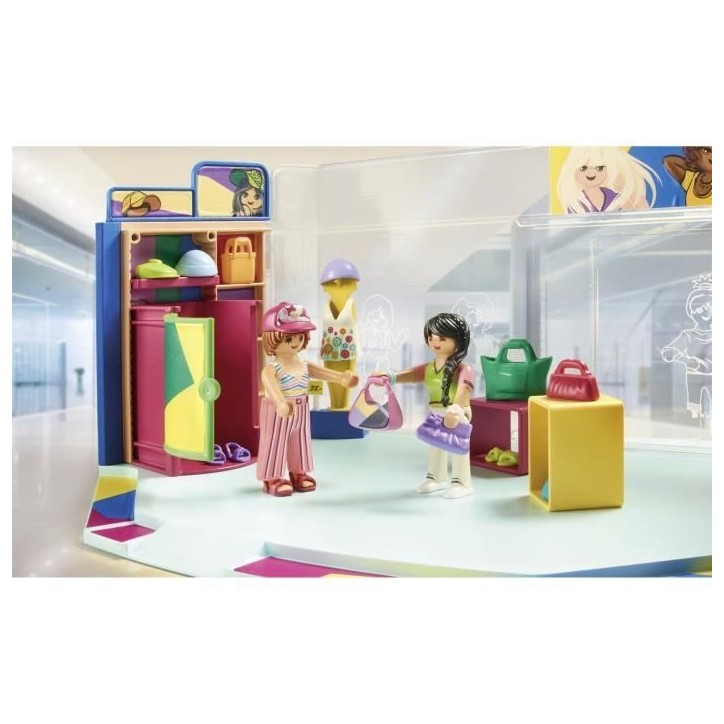 PLAYMOBIL 71534 Boutique de vetements, My Life Le shopping, 76 pieces, Des 4 ans