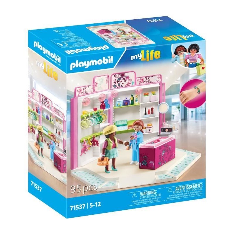 PLAYMOBIL 71537 Boutique d'accessoires, My Life, 95 pieces, Des 5 ans PLAYMOBIL 71537 Boutique d'accessoires, My Life, 95 pieces, Des 5 ans