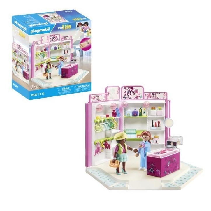 PLAYMOBIL 71537 Boutique d'accessoires, My Life, 95 pieces, Des 5 ans