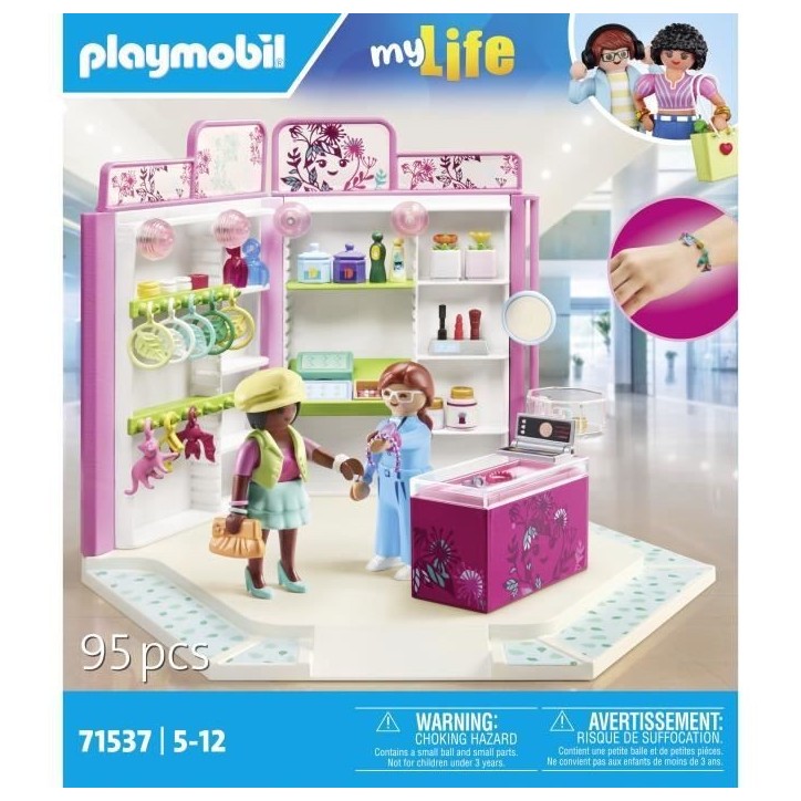 PLAYMOBIL 71537 Boutique d'accessoires, My Life, 95 pieces, Des 5 ans