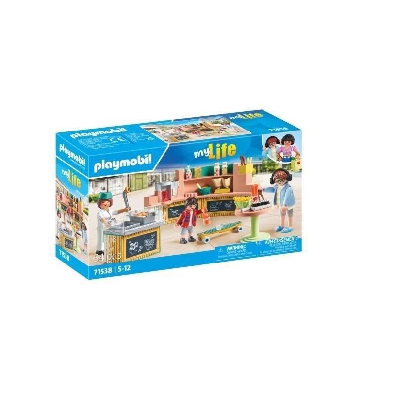 PLAYMOBIL 71538 Stand de restauration rapide, My Life, 54 pieces, Des PLAYMOBIL 71538 Stand de restauration rapide, My Life, 54 pieces, Des