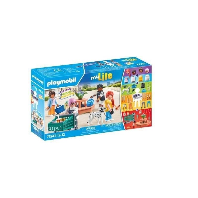 PLAYMOBIL 71541 My Figures Shopping, My Life, 80 pieces, Des 5 ans PLAYMOBIL 71541 My Figures Shopping, My Life, 80 pieces, Des 5 ans