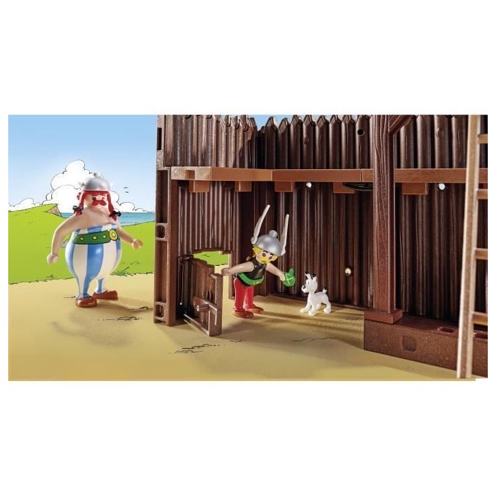 PLAYMOBIL 71542 Camp des Romains, Astérix, Personnages de la BD, 181 pieces, Des 5 ans