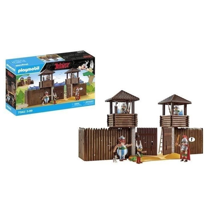 PLAYMOBIL 71542 Camp des Romains, Astérix, Personnages de la BD, 181 pieces, Des 5 ans