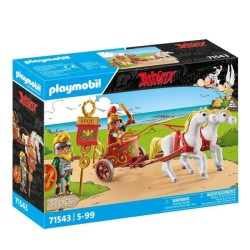 PLAYMOBIL 71543 Char romain et chevaux, Astérix, Personnage de la BD,