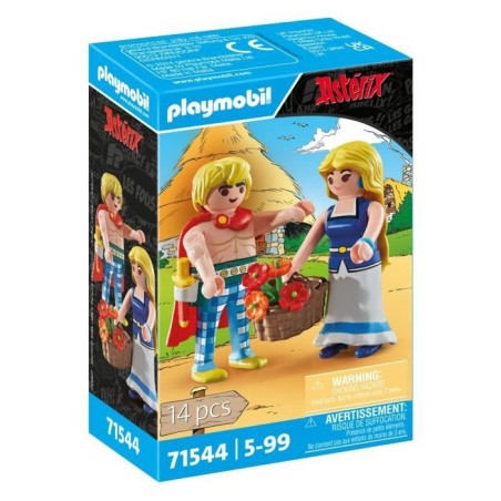 PLAYMOBIL 71544 Tragicomix et Falbala, Personnages d'Astérix, 14 piec
