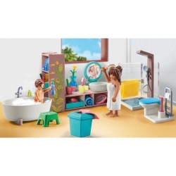 PLAYMOBIL 71611 Salle de bains avec douche et baignoire, My Life, Mais