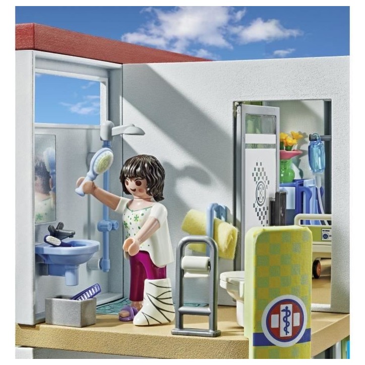 PLAYMOBIL 71615 Hôpital aménagé, Action Heroes, L'hôpital, 165 pieces, Des 4 ans PLAYMOBIL 71615 Hôpital aménagé, Action Heroes, L'hôpital, 165 pieces, Des 4 ans