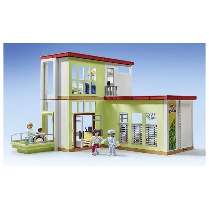 PLAYMOBIL 71615 Hôpital aménagé, Action Heroes, L'hôpital, 165 pieces, Des 4 ans PLAYMOBIL 71615 Hôpital aménagé, Action Heroes, L'hôpital, 165 pieces, Des 4 ans