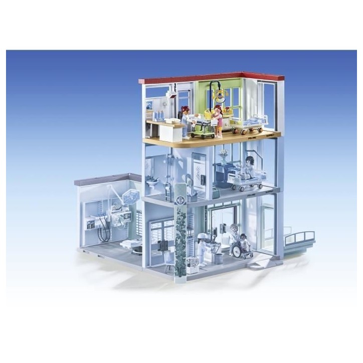 PLAYMOBIL 71616 Chambre de maternité, City Life, L'hôpital, Piece compatible avec l'hôpital moderne (71615), 62 pieces, Des 4 PLAYMOBIL 71616 Chambre de maternité, City Life, L'hôpital, Piece compatible avec l'hôpital moderne (71615), 62 pieces, Des 4