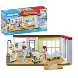PLAYMOBIL 71616 Chambre de maternité, City Life, L'hôpital, Piece co