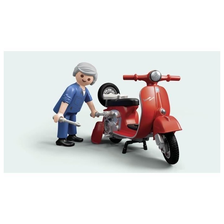 PLAYMOBIL 71620 Vespa Garage, Style rétro, années 60, 88 pieces, Adulte, Classic cars PLAYMOBIL 71620 Vespa Garage, Style rétro, années 60, 88 pieces, Adulte, Classic cars