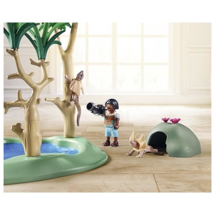 PLAYMOBIL 71624 Explorateurs avec animaux australiens, Wiltopia, 50 pieces, Des 4 ans