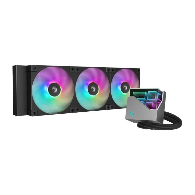 Watercooling AIO - DEEPCOOL LT360 ARGB - Ventilateurs 3x 120 mm ARGB - Watercooling AIO - DEEPCOOL LT360 ARGB - Ventilateurs 3x 120 mm ARGB -