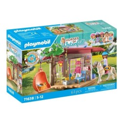 PLAYMOBIL 71638 Espace détente cavalieres, Horses of Waterfall, 63 pi