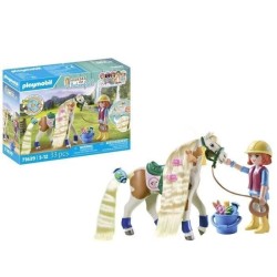 PLAYMOBIL 71639 Ellie avec cheval, Horses of Waterfall, 33 pieces, Des