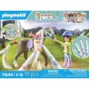 PLAYMOBIL 71640 Cavaliere avec criniere de cheval a colorier, Horses o
