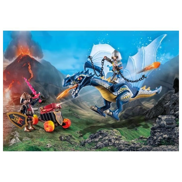 PLAYMOBIL 71644 Combattants avec dragons et canon, Novelmore, Dragon, 39 pieces, Des 4 ans PLAYMOBIL 71644 Combattants avec dragons et canon, Novelmore, Dragon, 39 pieces, Des 4 ans