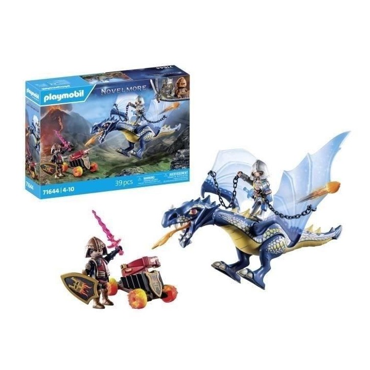 PLAYMOBIL 71644 Combattants avec dragons et canon, Novelmore, Dragon, 39 pieces, Des 4 ans PLAYMOBIL 71644 Combattants avec dragons et canon, Novelmore, Dragon, 39 pieces, Des 4 ans