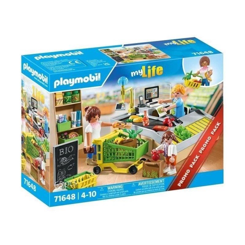 PLAYMOBIL 71648 Caisse de paiement supermarché, My Life le shopping, PLAYMOBIL 71648 Caisse de paiement supermarché, My Life le shopping,