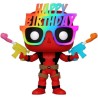 Figurine Funko Pop! Marvel : Deadpool Birthday Glasses – Tete oscill