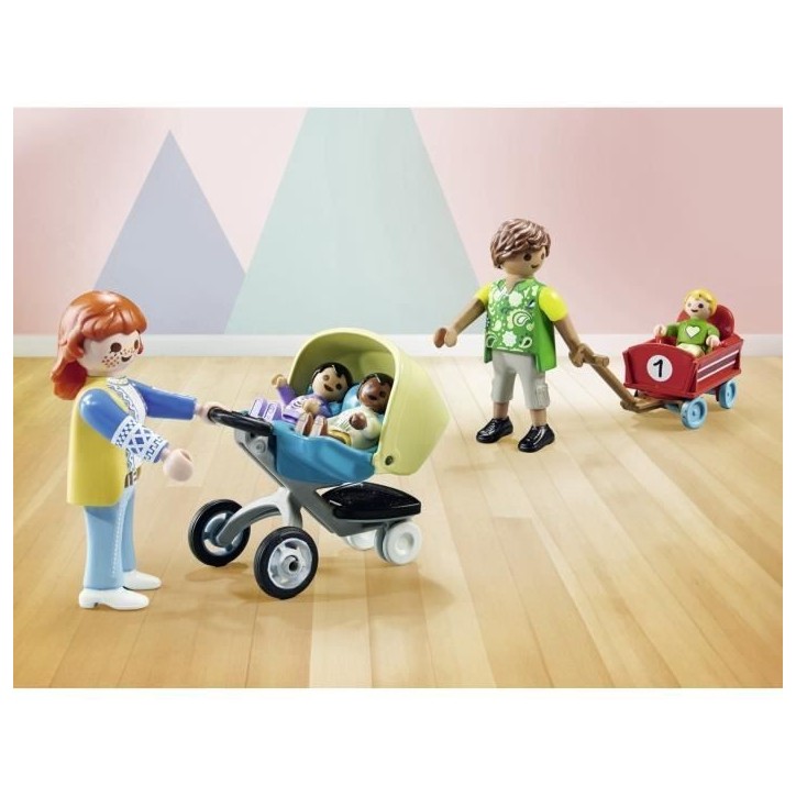 PLAYMOBIL 71649 Assistante maternelle bébé, My Life, Promo Pack, 74 pieces, Des 4 ans