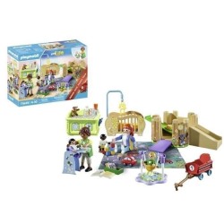 PLAYMOBIL 71649 Assistante maternelle bébé, My Life, Promo Pack, 74