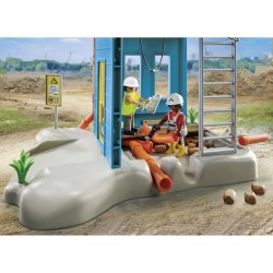PLAYMOBIL 71650 Ouvriers et chantier, My Life la construction, 138 pie