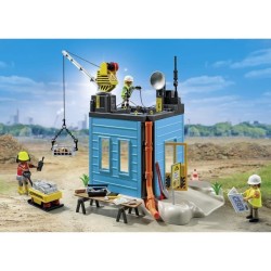 PLAYMOBIL 71650 Ouvriers et chantier, My Life la construction, 138 pie