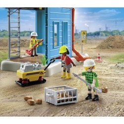 PLAYMOBIL 71650 Ouvriers et chantier, My Life la construction, 138 pie