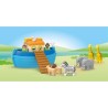 PLAYMOBIL Junior 71681 Arche de Noé transportable, 15 pieces, Compren