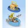 PLAYMOBIL Junior 71681 Arche de Noé transportable, 15 pieces, Compren
