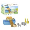 PLAYMOBIL Junior 71681 Arche de Noé transportable, 15 pieces, Compren
