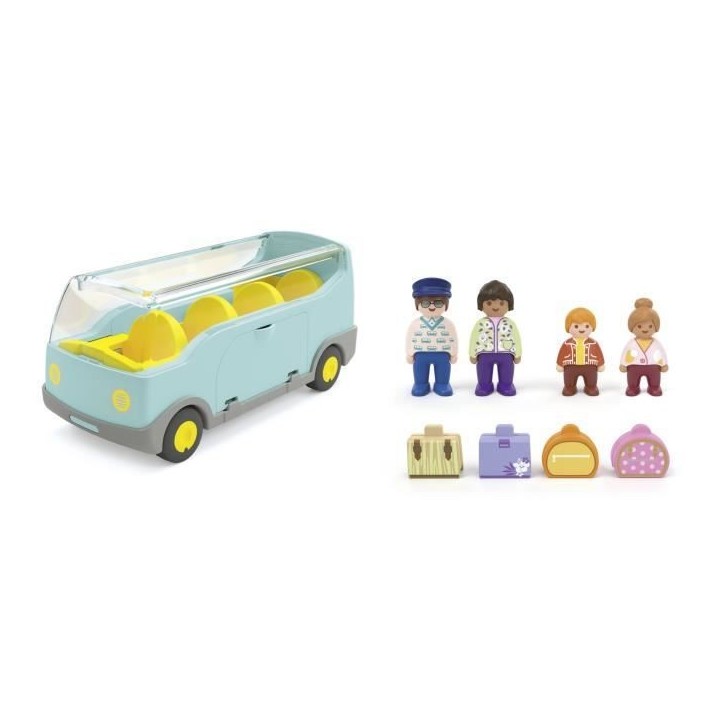 PLAYMOBIL Junior 71682 Autocar de voyage, Des 12 mois PLAYMOBIL Junior 71682 Autocar de voyage, Des 12 mois