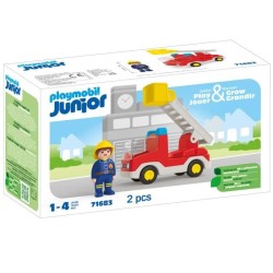 PLAYMOBIL Junior 71683 Camion de pompier, Des 12 mois