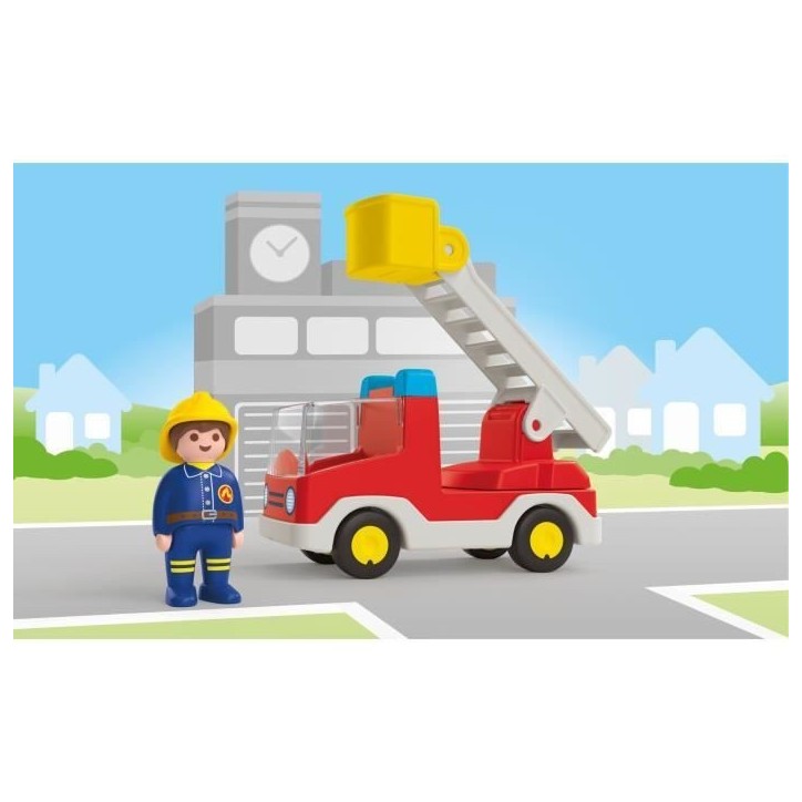 PLAYMOBIL Junior 71683 Camion de pompier, Des 12 mois PLAYMOBIL Junior 71683 Camion de pompier, Des 12 mois