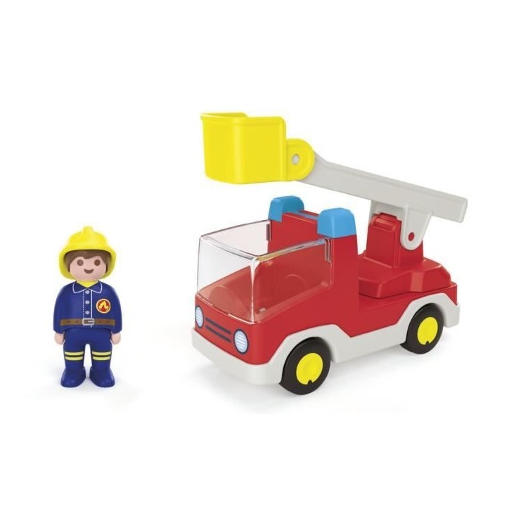 PLAYMOBIL Junior 71683 Camion de pompier, Des 12 mois PLAYMOBIL Junior 71683 Camion de pompier, Des 12 mois