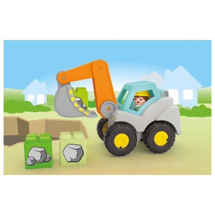 PLAYMOBIL Junior 71684 Pelleteuse, Pour bébé, Des 12 mois PLAYMOBIL Junior 71684 Pelleteuse, Pour bébé, Des 12 mois