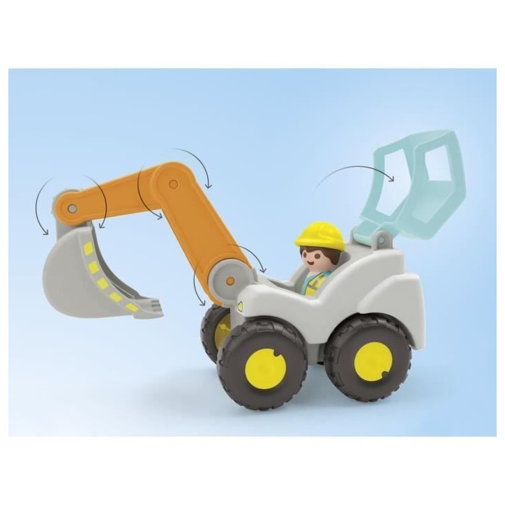 PLAYMOBIL Junior 71684 Pelleteuse, Pour bébé, Des 12 mois PLAYMOBIL Junior 71684 Pelleteuse, Pour bébé, Des 12 mois
