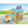PLAYMOBIL Junior 71686 Ouvrier camion et garage, Disney, Des 12 mois