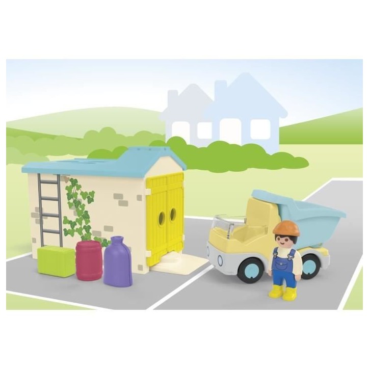 PLAYMOBIL Junior 71686 Ouvrier camion et garage, Disney, Des 12 mois PLAYMOBIL Junior 71686 Ouvrier camion et garage, Disney, Des 12 mois