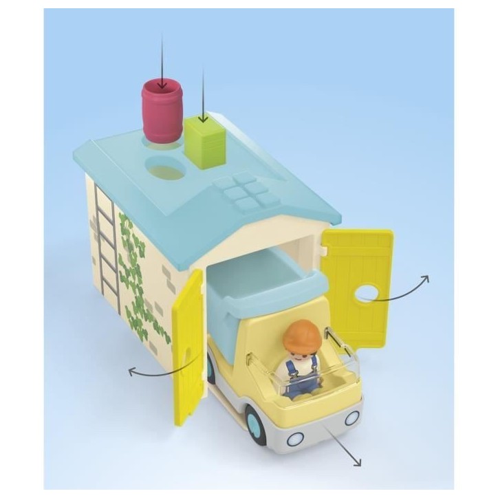 PLAYMOBIL Junior 71686 Ouvrier camion et garage, Disney, Des 12 mois PLAYMOBIL Junior 71686 Ouvrier camion et garage, Disney, Des 12 mois