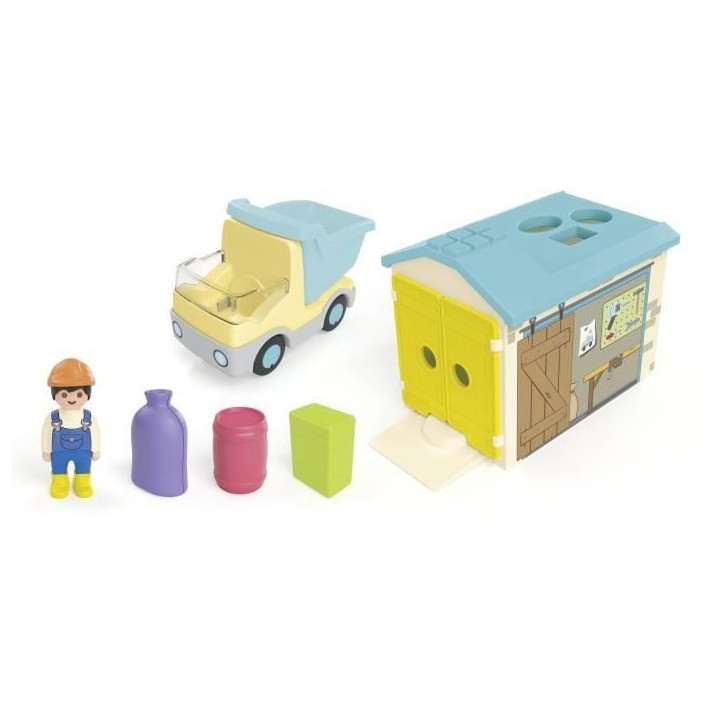 PLAYMOBIL Junior 71686 Ouvrier camion et garage, Disney, Des 12 mois PLAYMOBIL Junior 71686 Ouvrier camion et garage, Disney, Des 12 mois